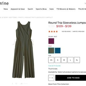 Title Nine Round Trip Sleeveless Jumpsuit